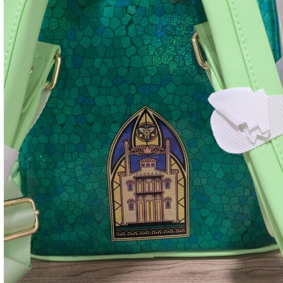 Loungefly Tiana Stained Glass Mini-Backpack NWT main image 4